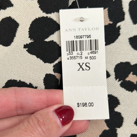 NWT Ann Taylor Leopard Print Coat, XS - Picture 6 of 16